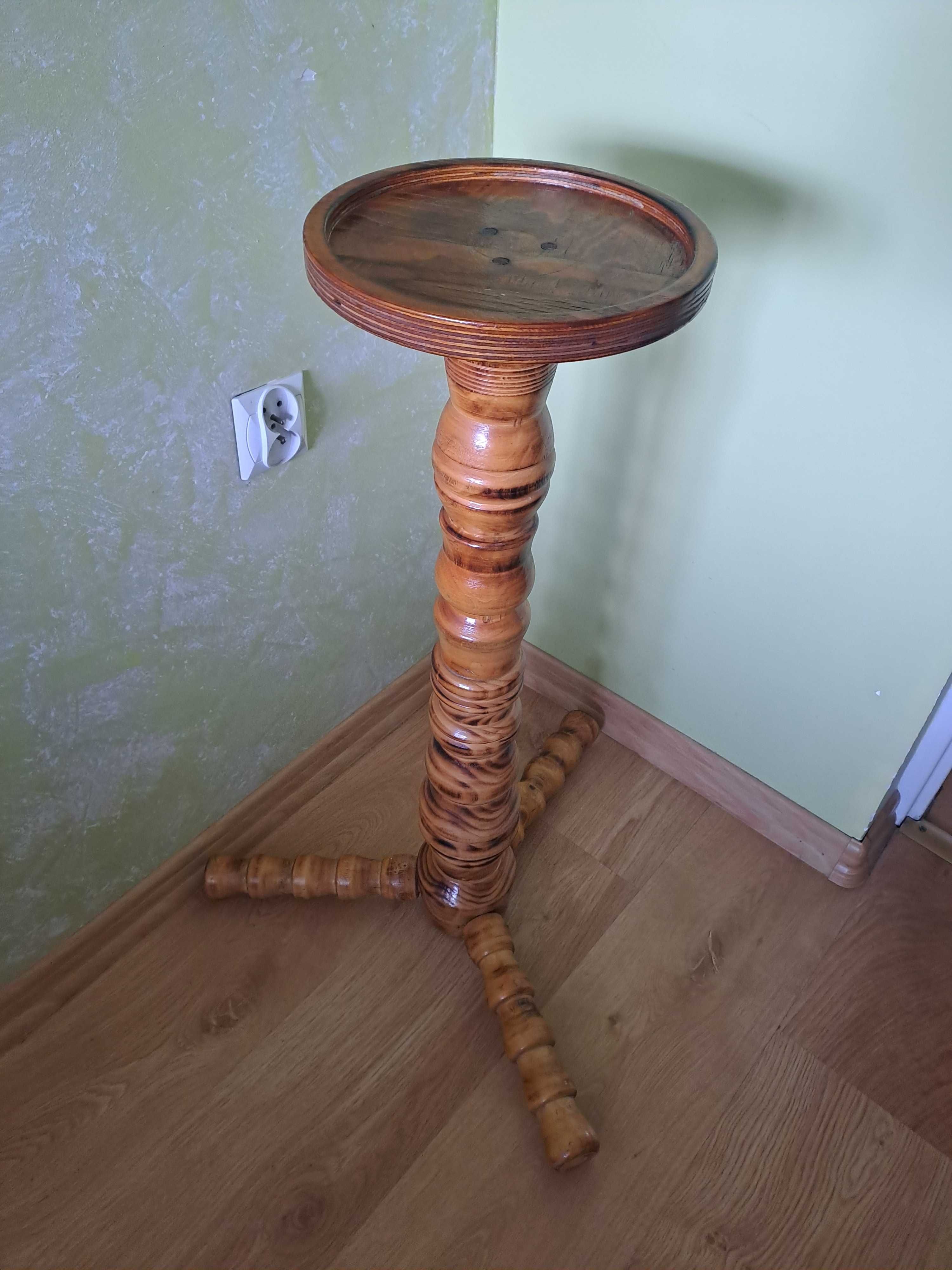 Kwietnik drewniany stojak pod kwiatka, doniczkę, choinkę Wysokość 76cm