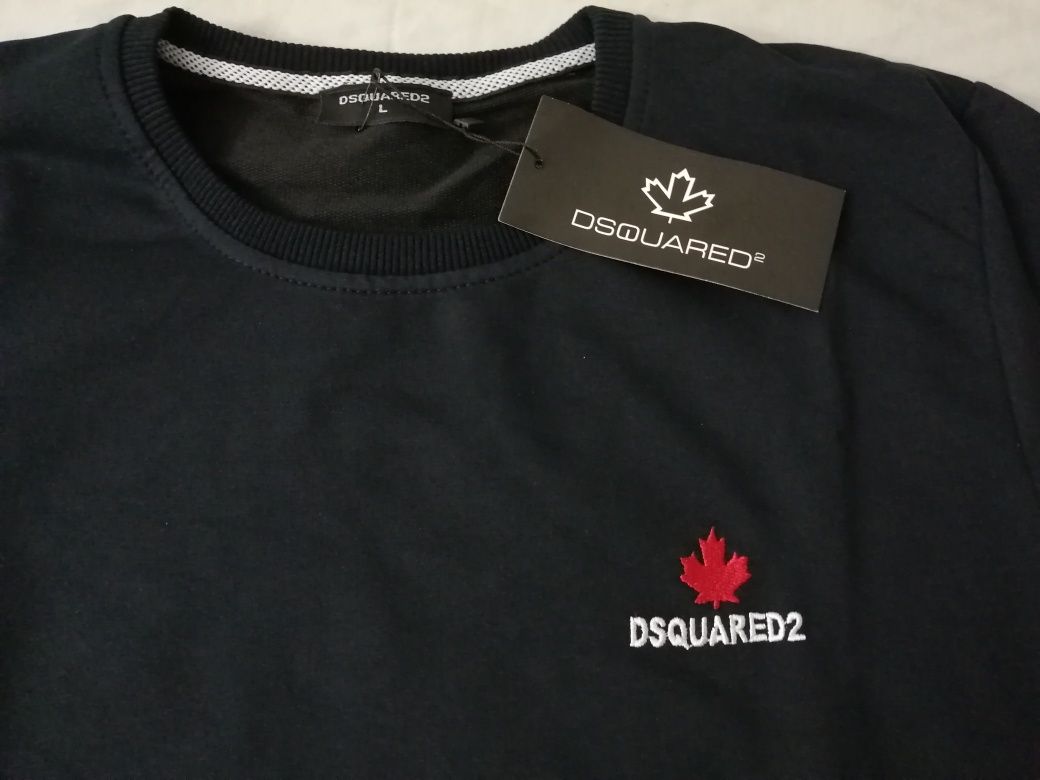 NOWA męska bluza Dsquared bluzka klasyk d2 icon dsq L