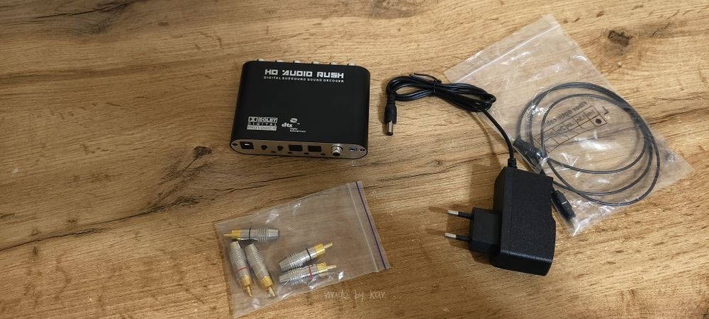 Аудіо декодер цифрового звуку з оптичного Toslink SPDIF в аналоговий 5