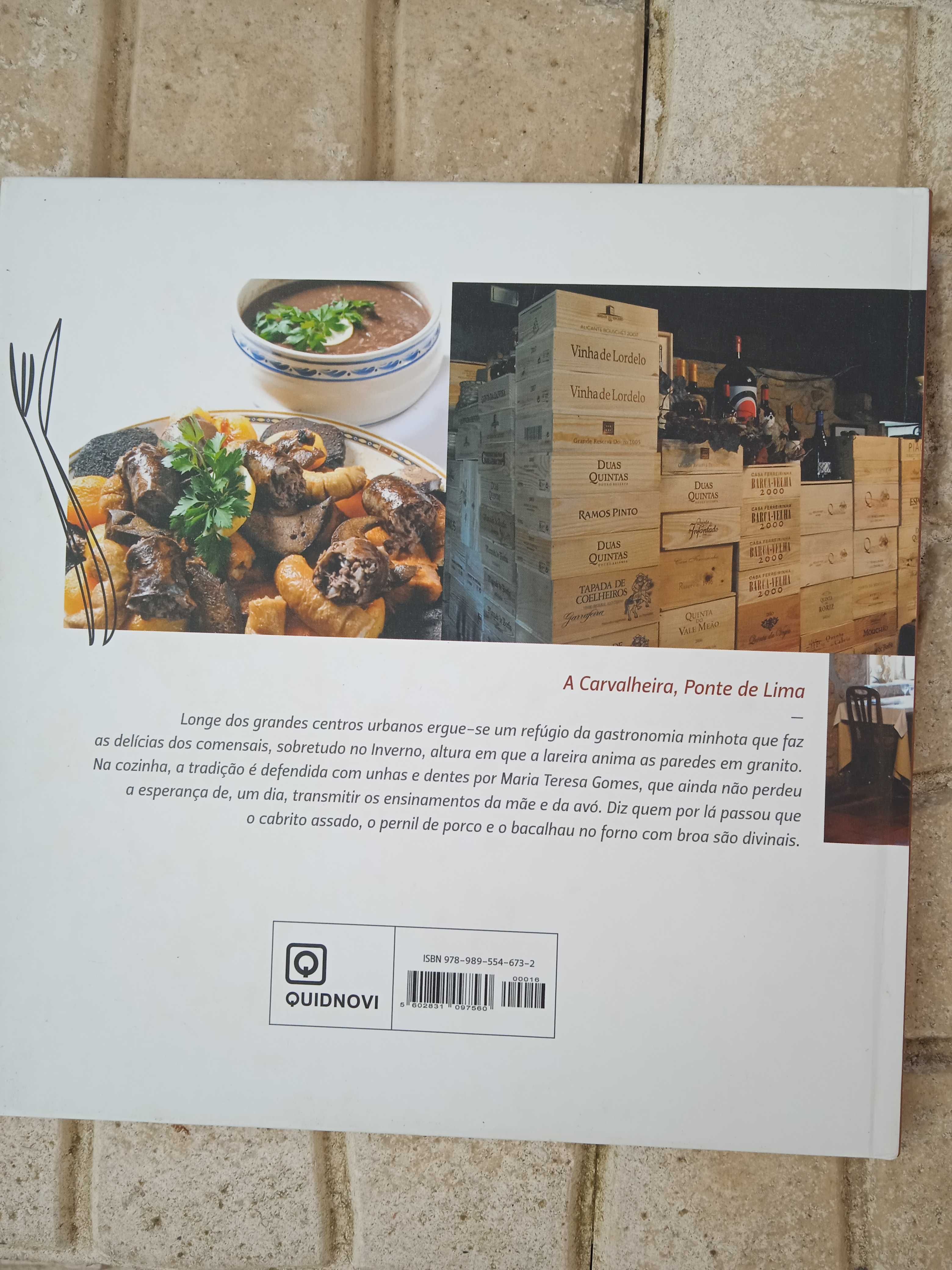 Livro - Os Melhores Restaurante, ' A Carvalheira'