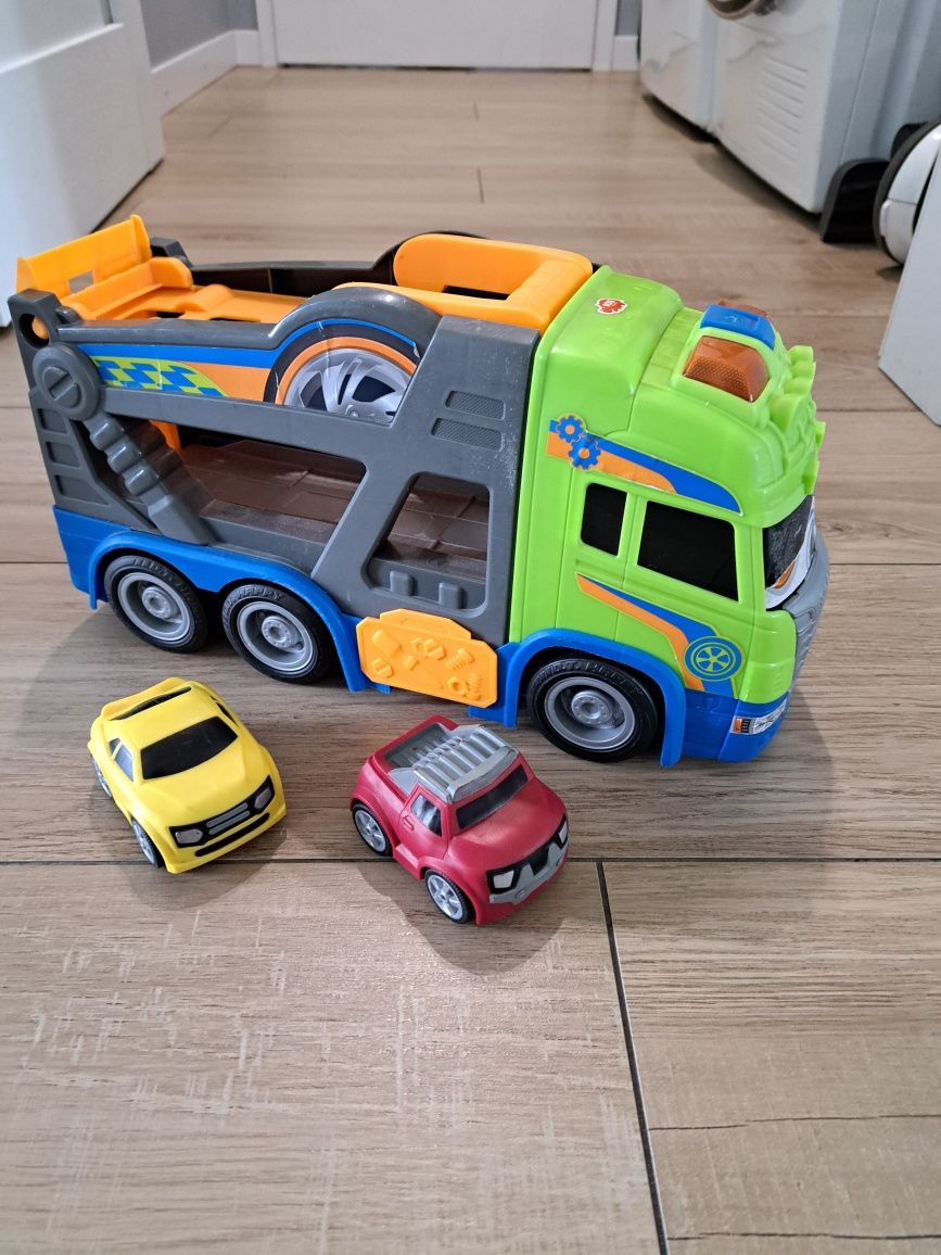 Dickie Toys Happy Scania Car Transporter,