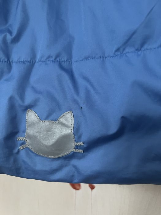 Жилетка на дівчинку 122 см двостороння