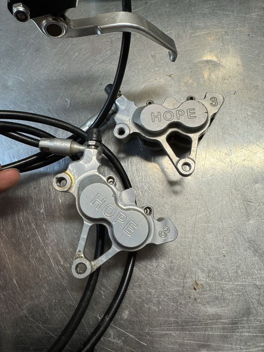 Hamulce retro dh Hope Enduro 4!