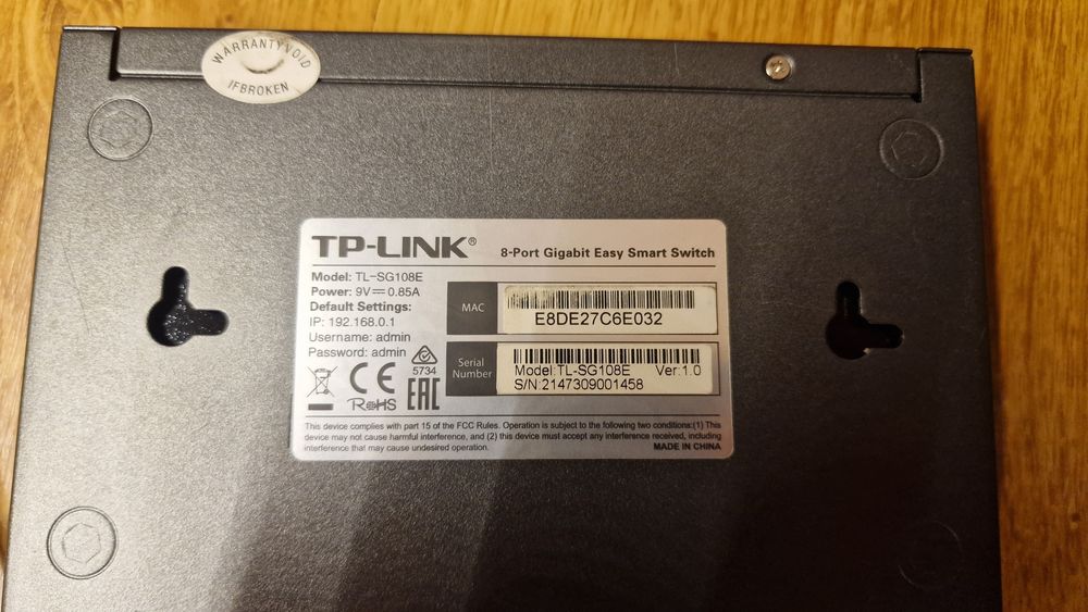 Switch TP-LINK TL-SG108E 8 portów