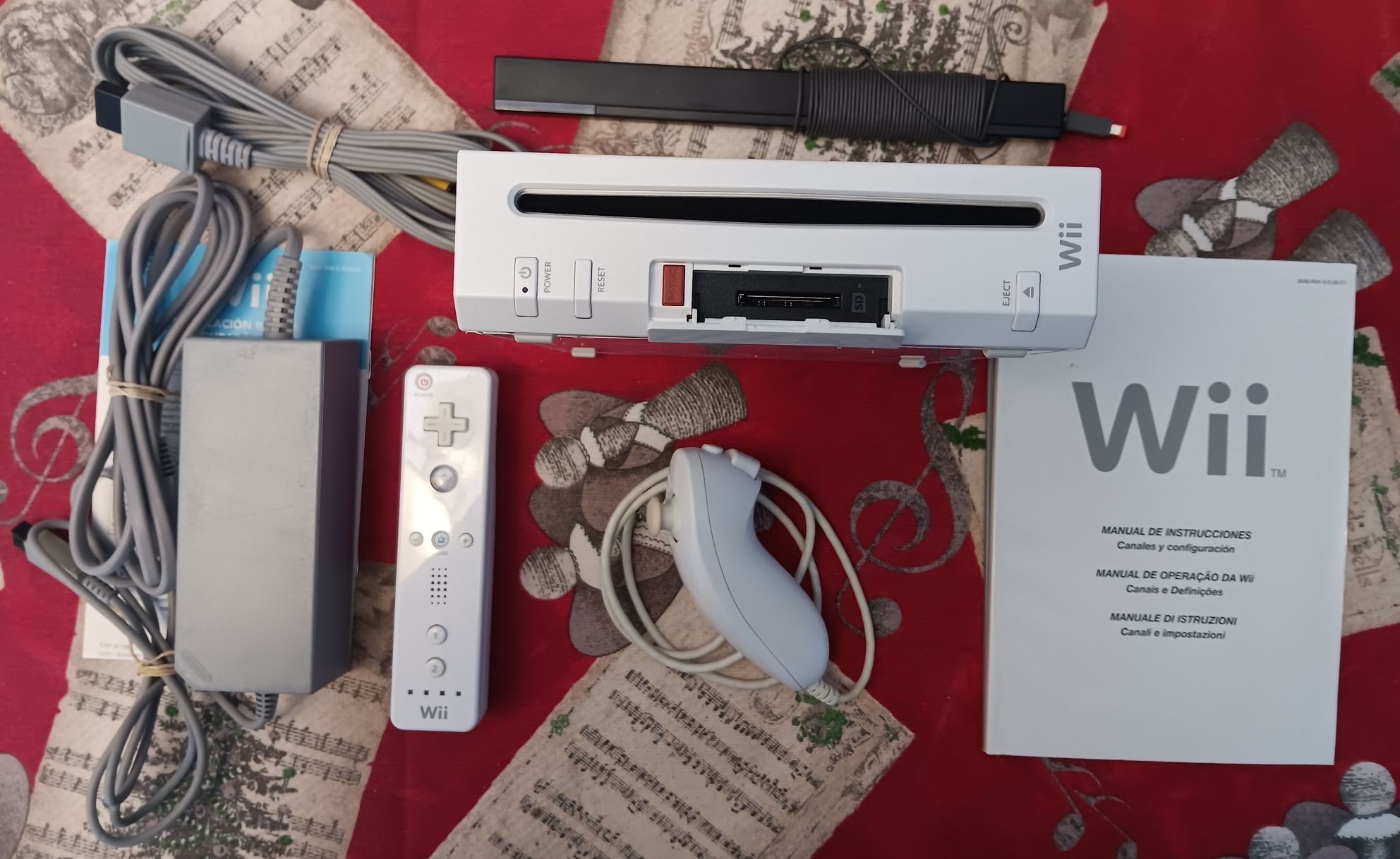 Conjunto Nintendo Wii Branca