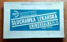 Nowy polski stetoskop dydaktyczny PA-74 z dwustronną podwójną głowicą