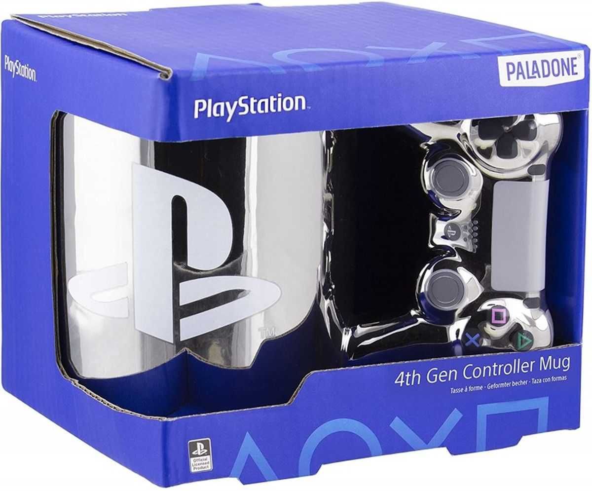 Kubek Srebrny Controller Mug Playstation Sony Gadżet Nowy Poznań