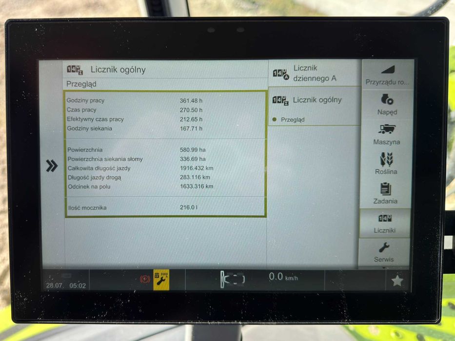 Kombajn zbożowy CLAAS Tucano 420 + CLAAS Vario 500, 2020, 361mh
