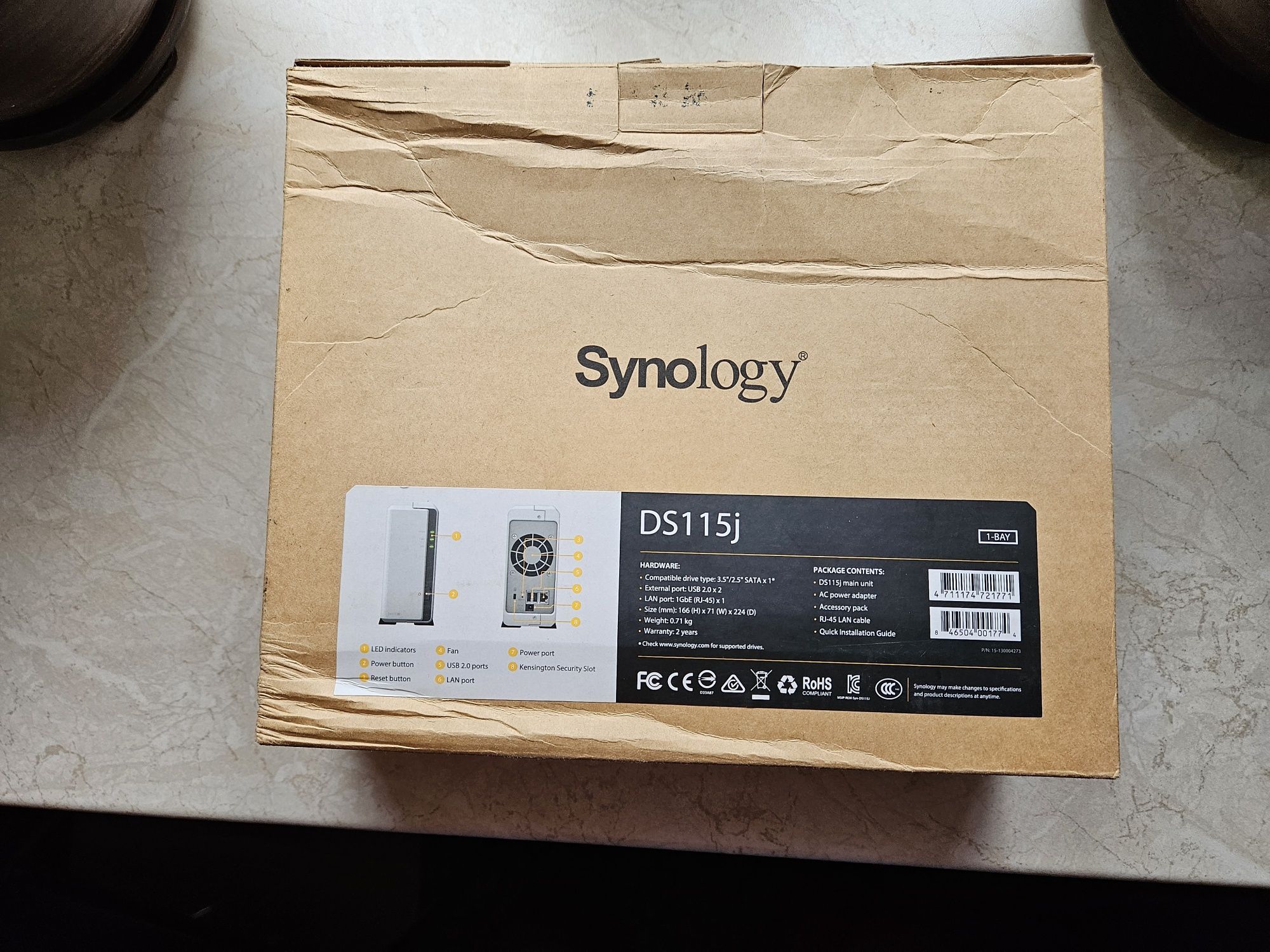 Synology Ds115j nas