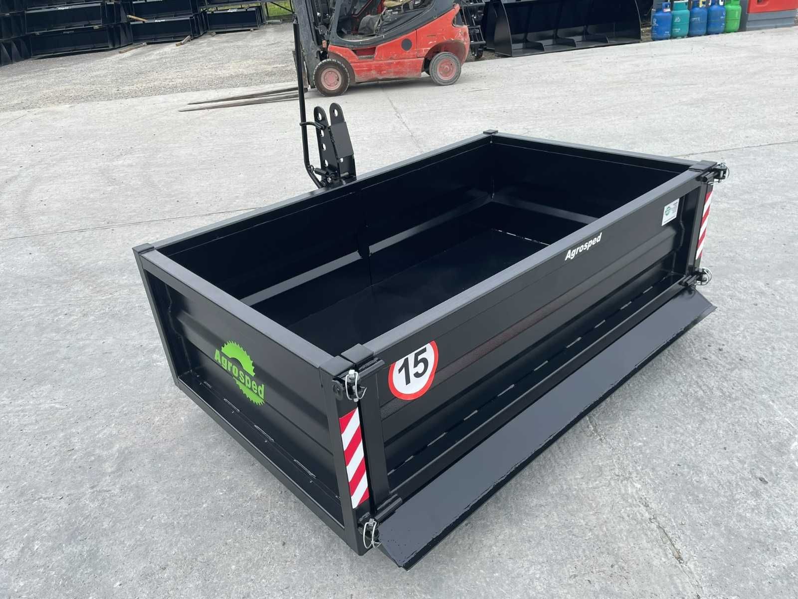 Skrzynia transportowa ładunkowa paczka do ciągnika 1.65m 1.85m 2.10 m