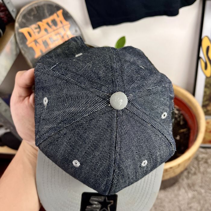 Czapka z Daszkiem Starter Reflective Denim New Era Rap Snap Back Y2k