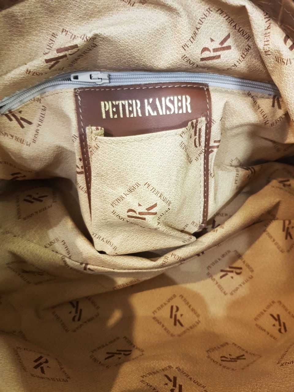 Элегантная женская кожаная сумка "peter kaiser" германия.