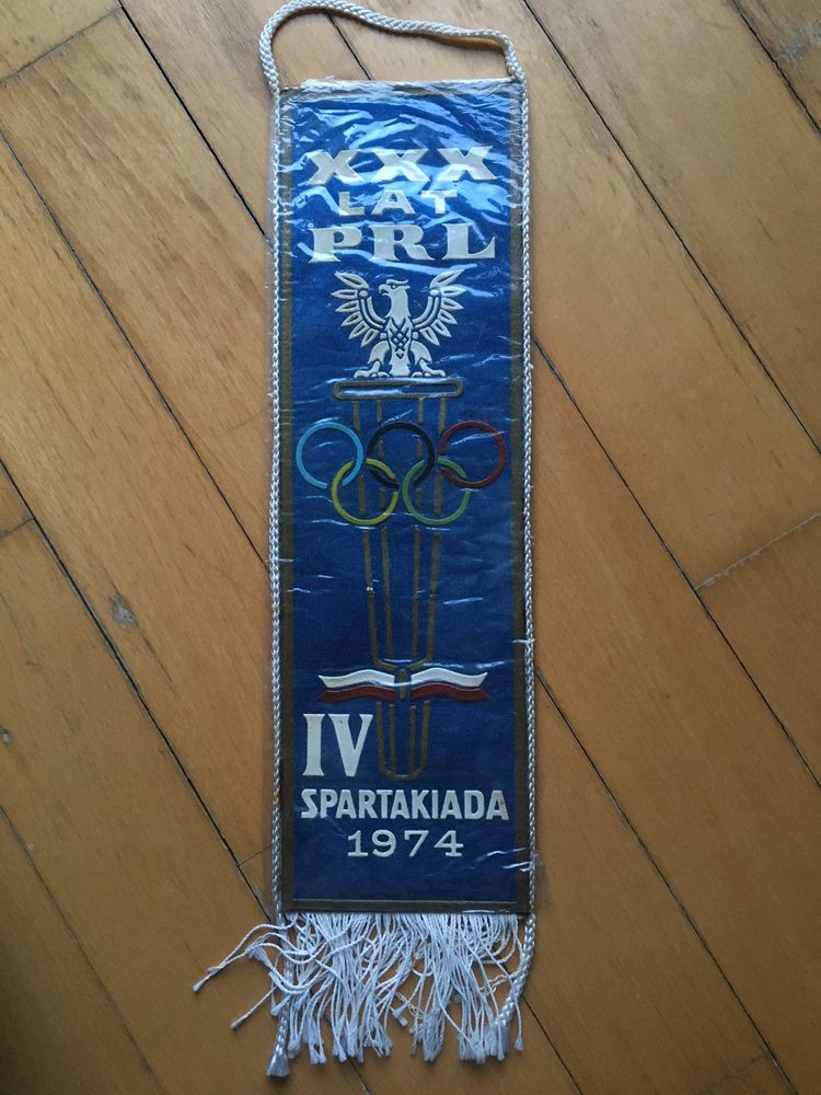 30 lat prl proporczyk kielce spartakiada 1974