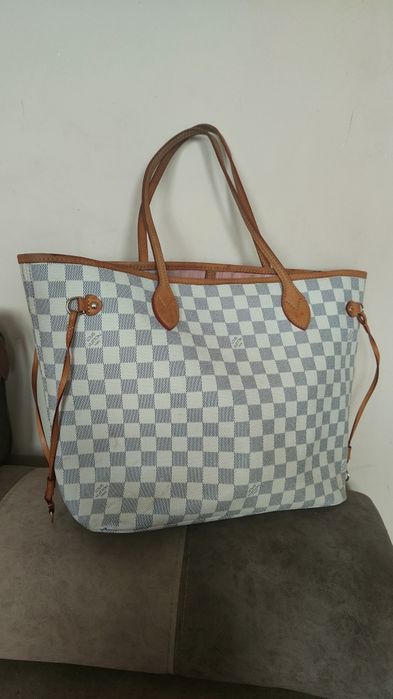 Torebka LV shopperka rączki ze skóry naturalnej