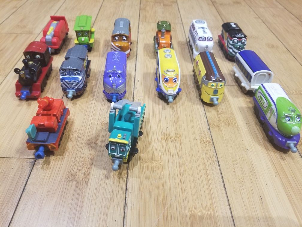 Stacyjkowo Chuggington.  Zestaw pociągów 15 elementów