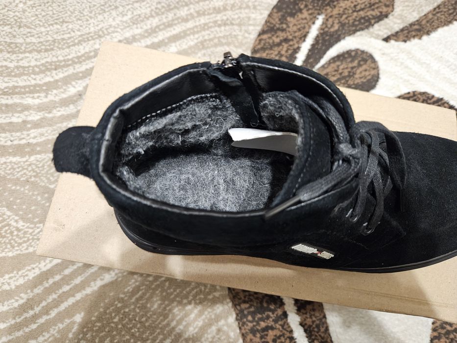 Чоловічі зимові замшеві черевики