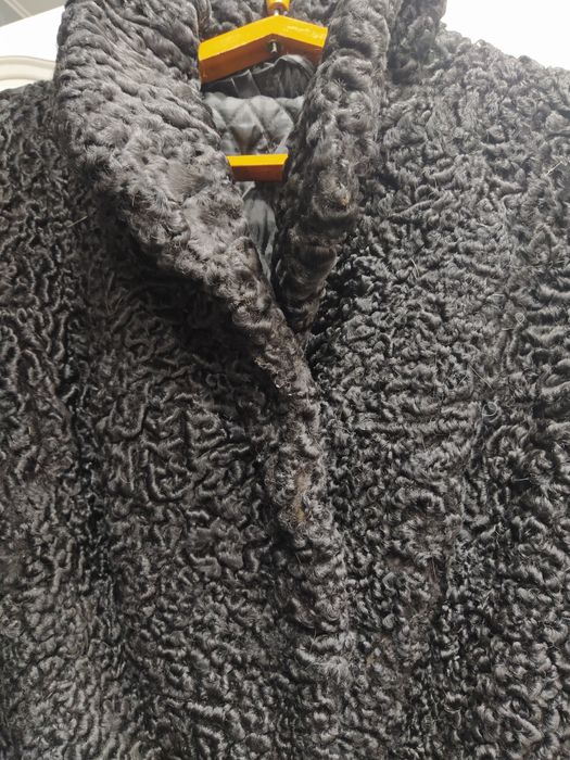 Шапка- кролик+ плащевка.Шуба, шубка.Перчатки кожа