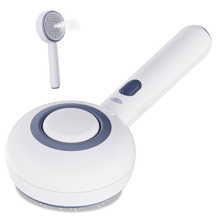 Щітка для домашніх тварин Steamy, біла