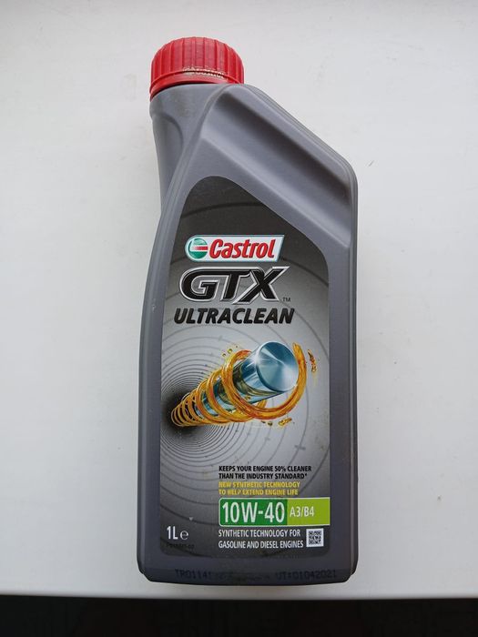 Castrol GTX Ultraclean A3/B4 10W-40 1 л, (CASGTX10W40A3B41L) моторное