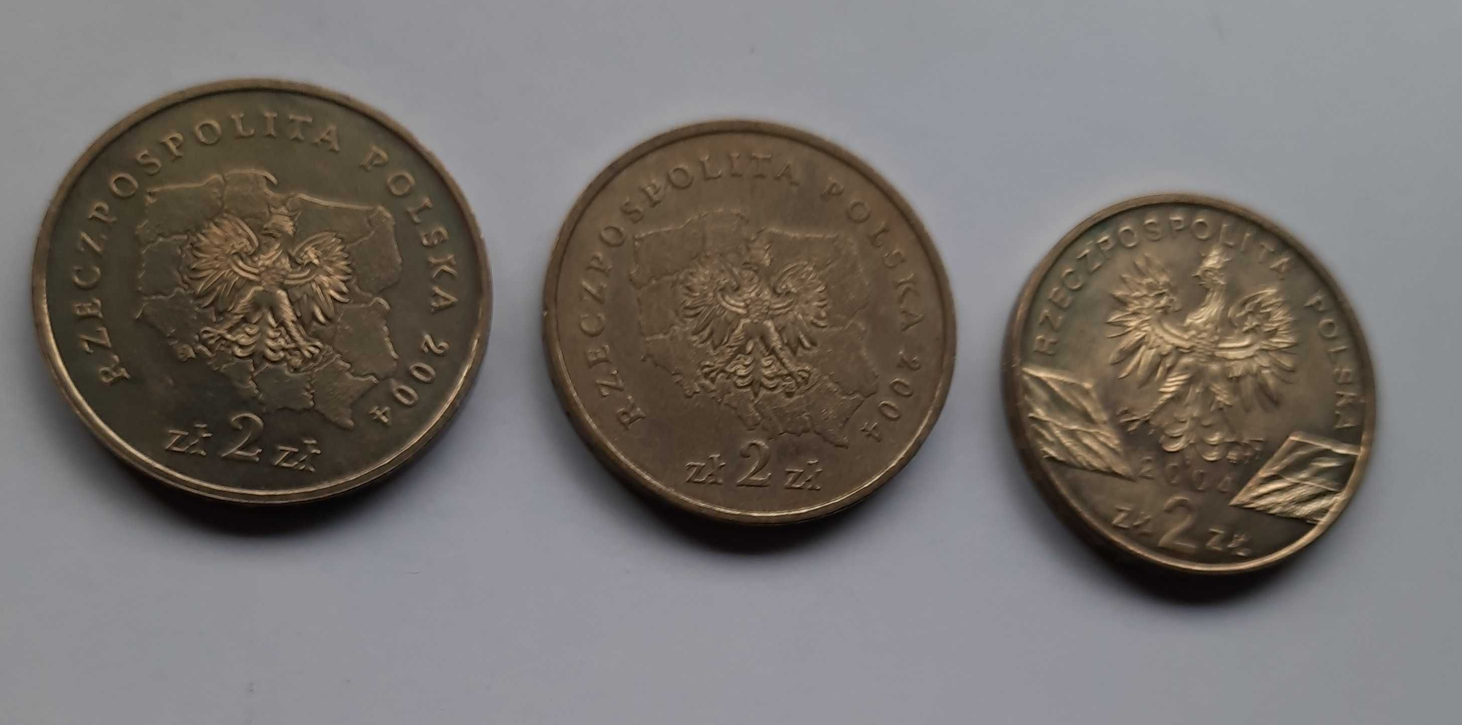 2zł GN 2004r. - zestaw 3 monet
