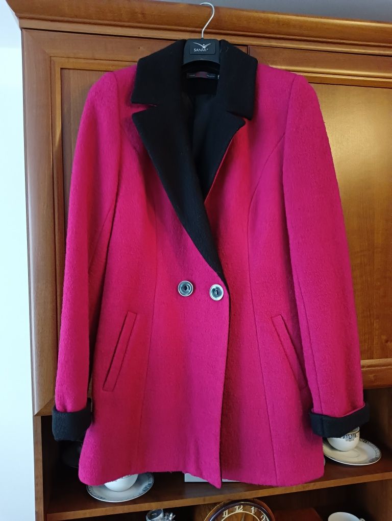 Płaszcz damski jak nowy , Fashion AFC Collection , Różowy.