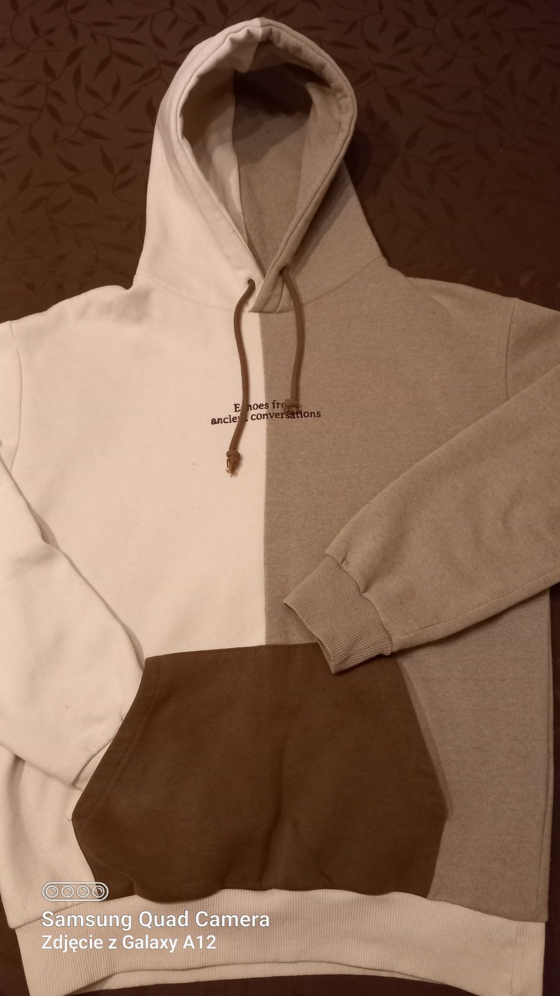 Bluza młodzieżowa Pull&Bear M-L beżowa 170-176 Jak Nowa