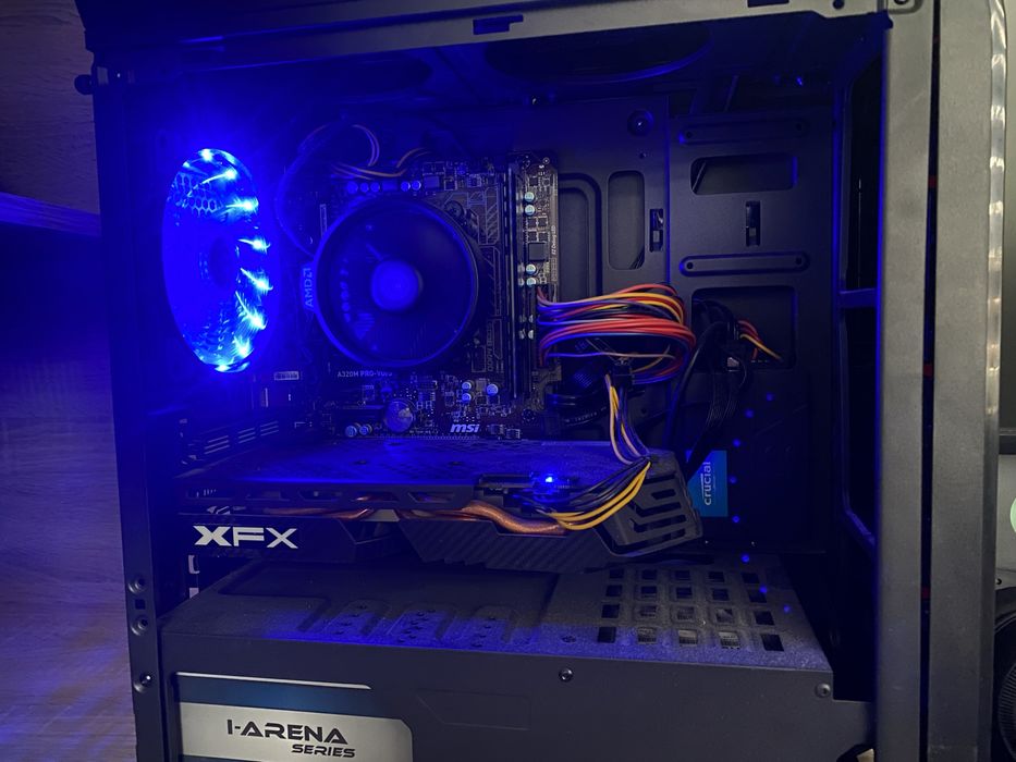 Komputer stacjonarny do gier – Ryzen 5 2400G, RX 580 4GB, 8GB RAM