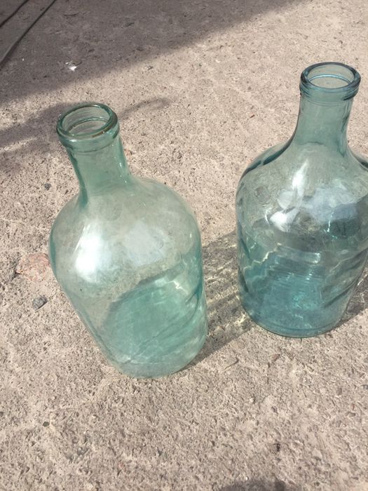 Бутлі скляні на 5 літрів,3 літри