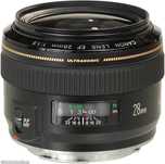 Canon 28mm 1.8 (bom estado, lente, para-sol e tampas)