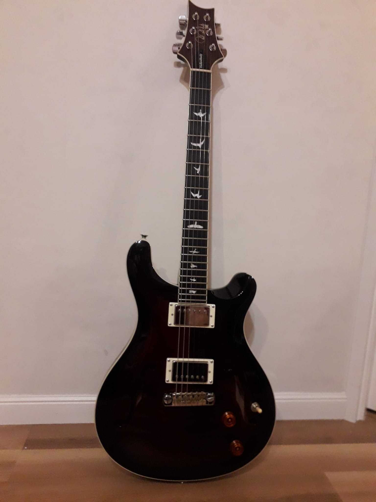 Gitara elektryczna PRS SE Hollowbody Standard Fire Red Burst + case