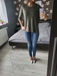 Bluzka luźna Amisu r. s rękaw 3/4