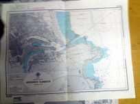 Stara mapa morska NIEMIECKA Nordsee ABERDEEN HARBOUR 10ed1981