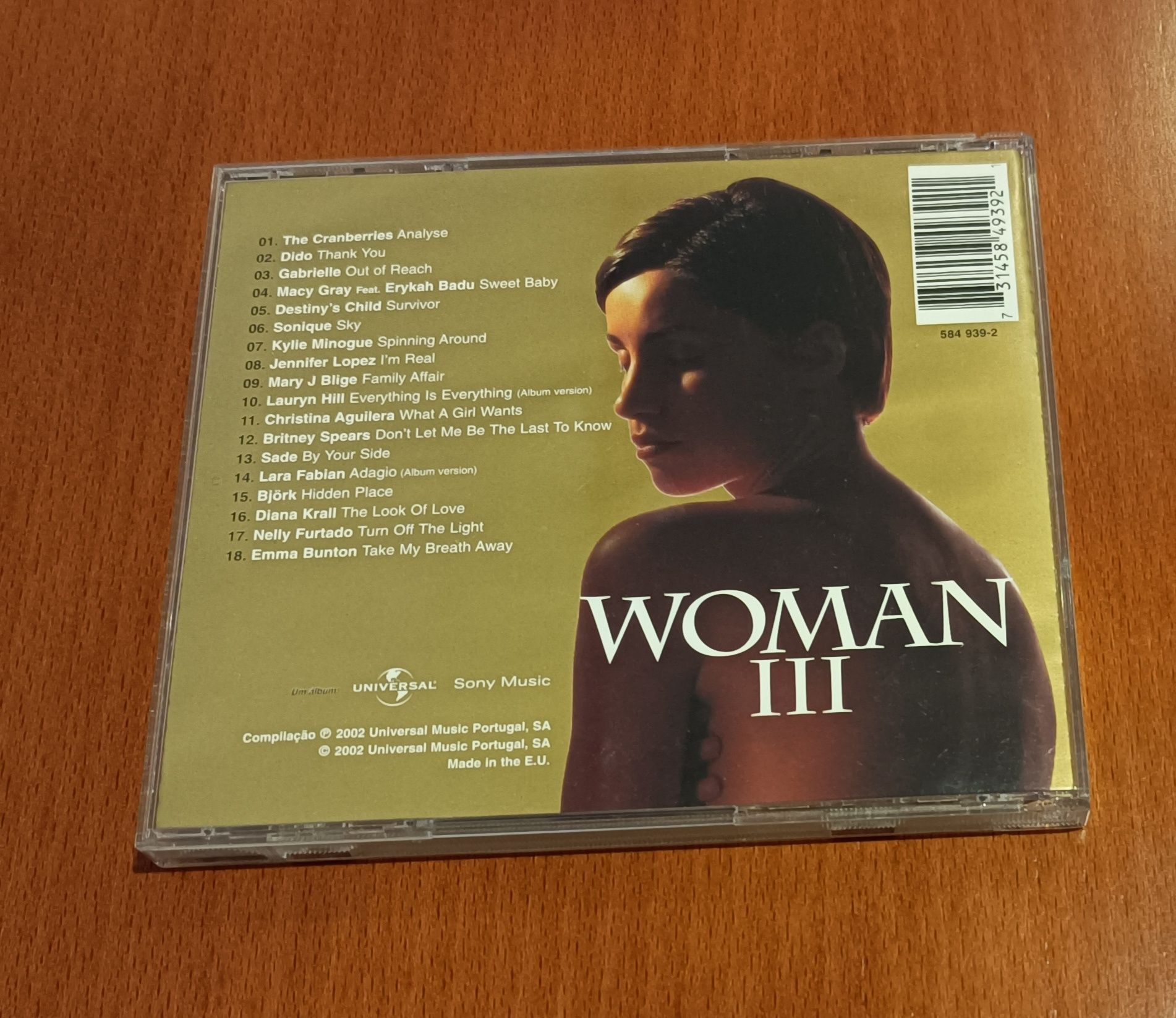 CDs de Tribalistas e Woman III em muito bom estado.