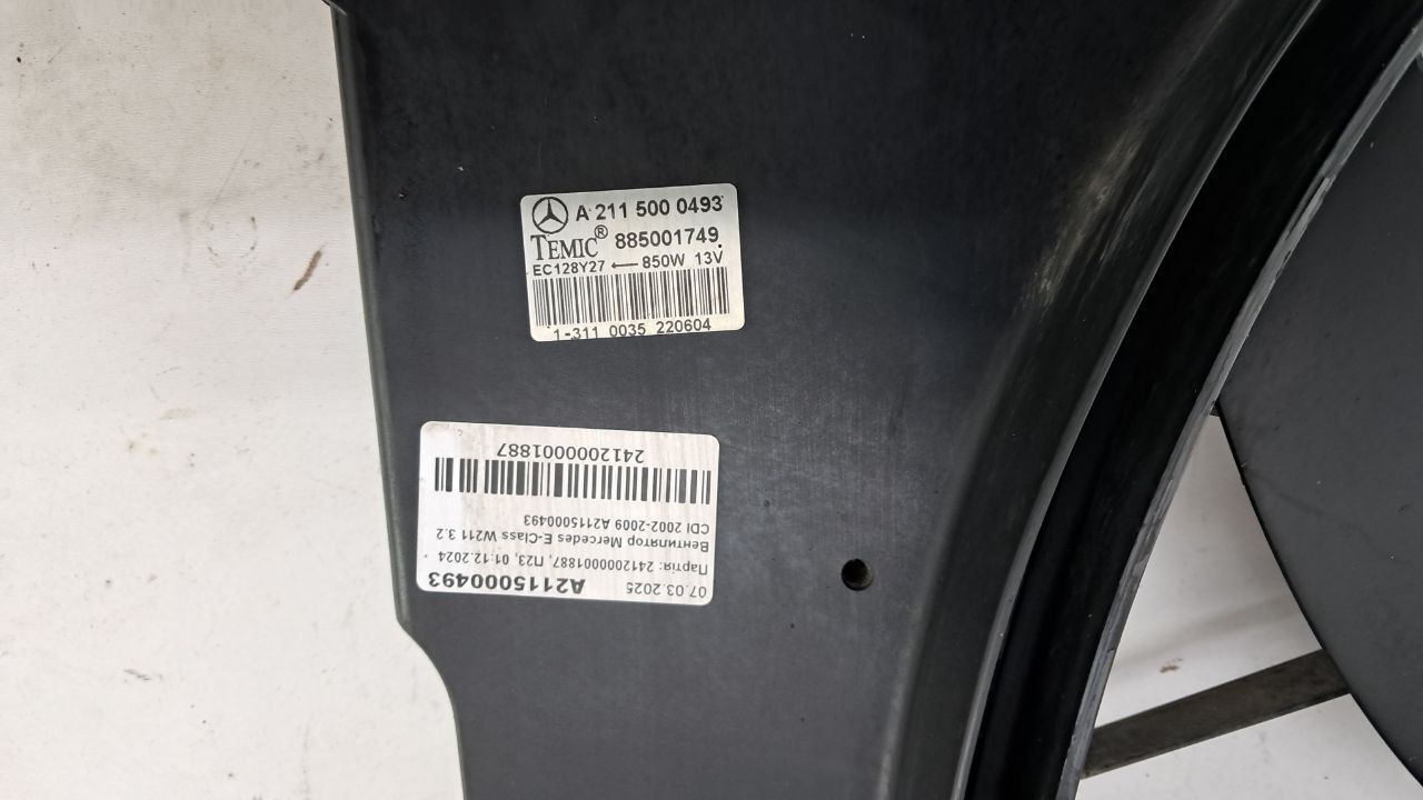Вентилятор Mercedes E-Class W211 3.2 CDI 2002-2009 A2115000493