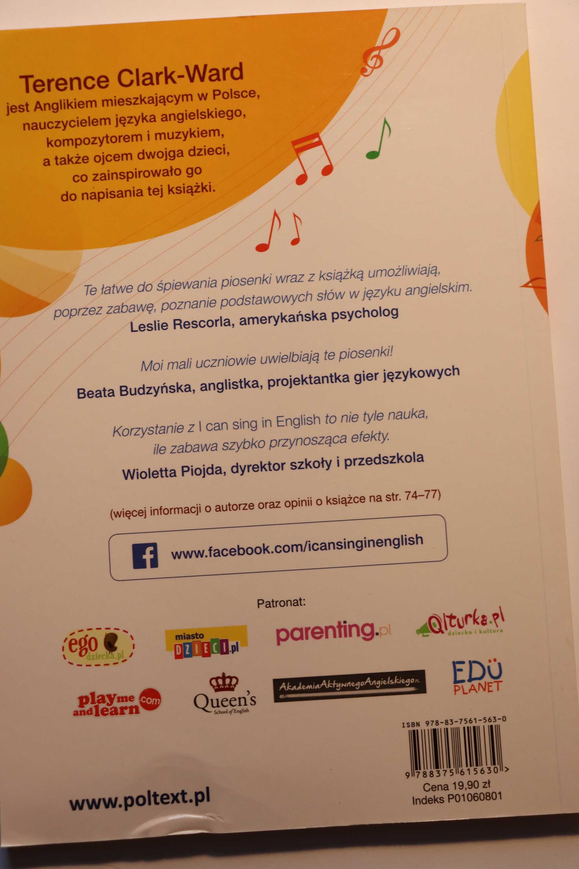 I can sing in english + CD