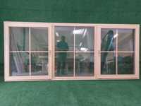 Okno drewniane rozwierno-uchylne z szybą