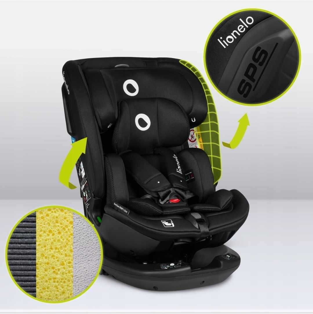 Fotelik Samochodowy Lionelo Bastian RWF I-Size Obracany 360°, Isofix