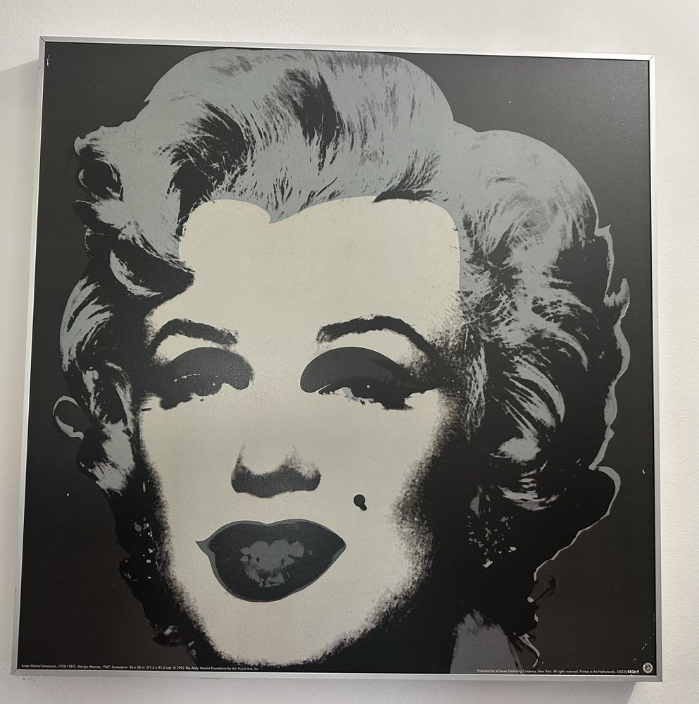 3 quadros da Marilyn Monroe