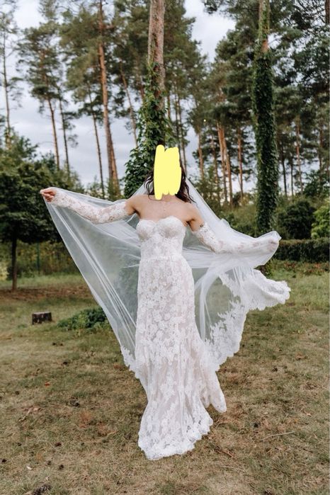 Suknia ślubna rybka