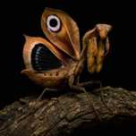 modliszka Deroplatys dessicata L2
