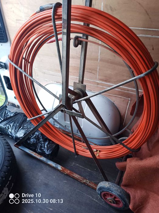 Sprężyna kret do udrażniania rur meriolacji