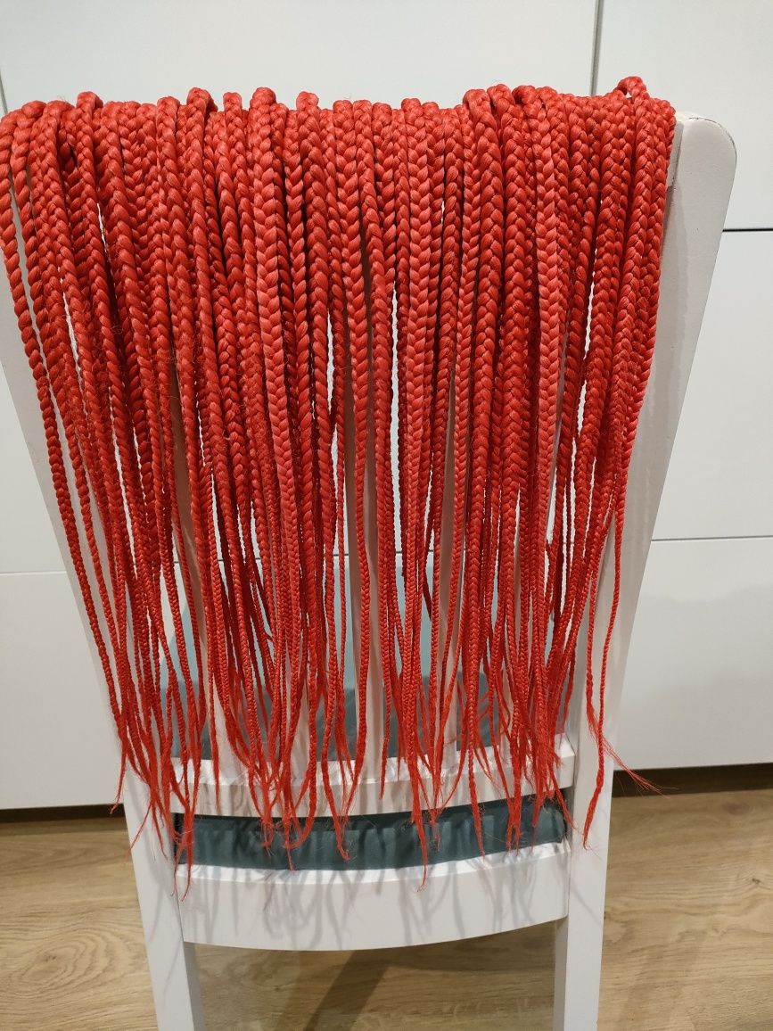 Warkoczyki wielorazowe 102 szt pojedyńcze (51 szt podwójne)