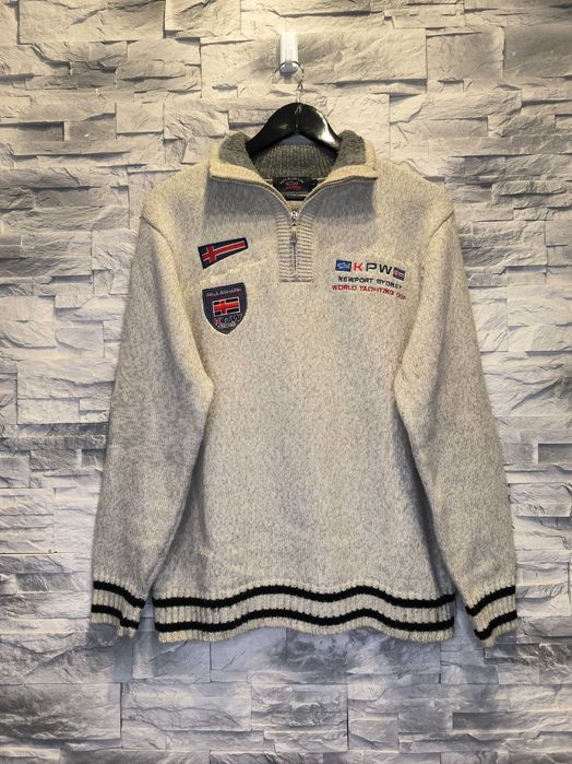Sweter Wełniany Paul&Shark Wełna Vintage Yachting