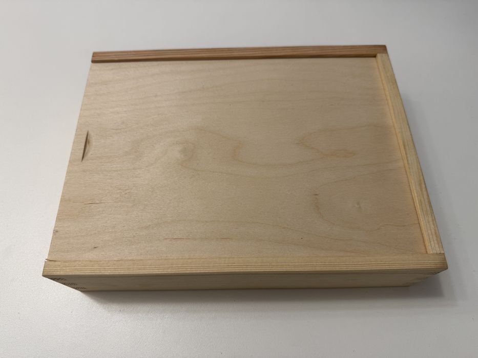 Pudełko drewniane na zdjęcia 21x15 nowe