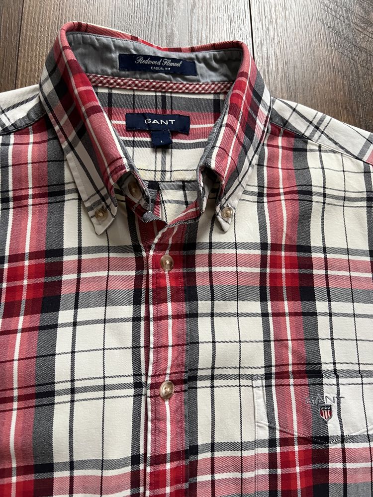 Gant Casual Fit L męska w kratę