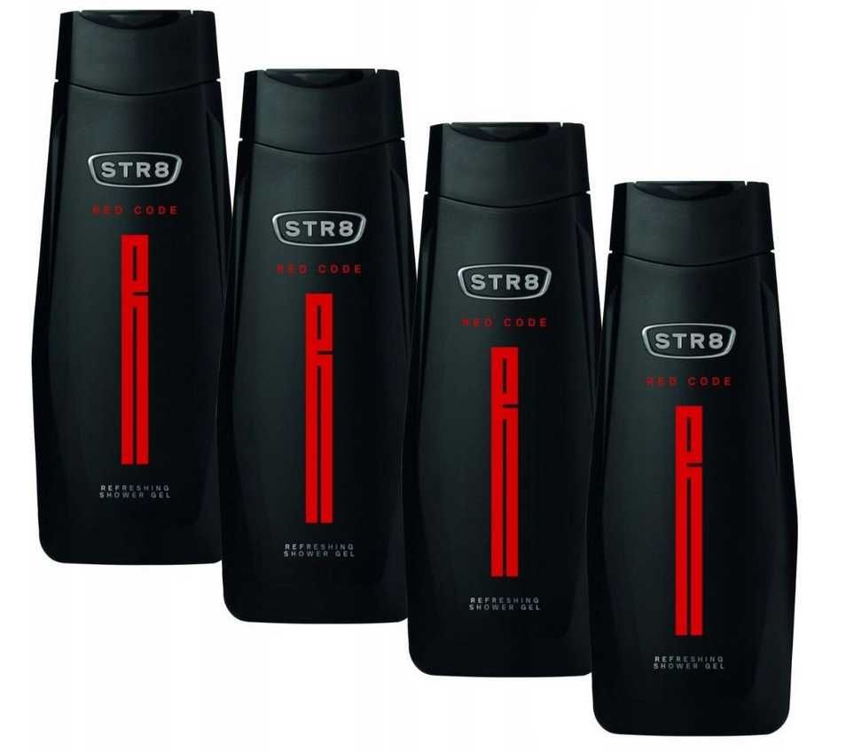 STR8 red code  żel pod prysznic dla mężczyzn  4X 400ML