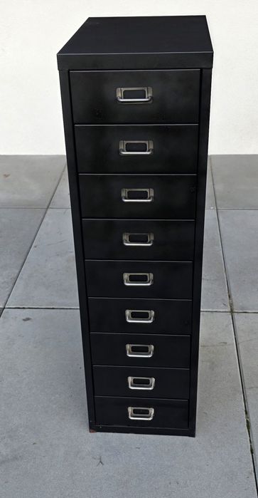 Metalowa szafka 9 szuflad duża