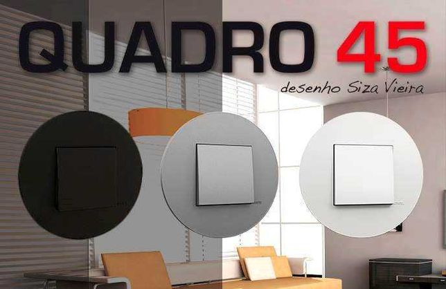Выключатели и розетки Quadro 45 (EFAPEL, Португалия)