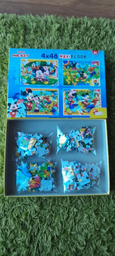 Puzzle Myszka Miki Maxi Floor 4x48 jak nowe
