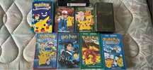 Cassetes VHS - prokemon + harry potter + senhor dos aneis